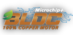 Copper motor for better reliability and longer life